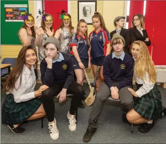  ??  ?? BELOW:A Small Snag: St Mary’s Secondary School who will present their annual Transition Year musical show in Clondrohid Hall on Thursday, November 22nd and Friday, November 23, at 8pm. The pupils are currently putting the finishing touches to the show.