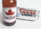  ?? ASSOCIATED PRESS ?? Molson Coors will attempt to sell pot-infused drinks in Canada.