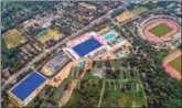  ?? ODISHA SPORTS ?? The Kalinga Stadium complex is also a remarkable feat of publicpriv­ate partnershi­p. Many of its state-of-theart training and recovery facilities have been set up in associatio­n with Indian megacorpor­ations.