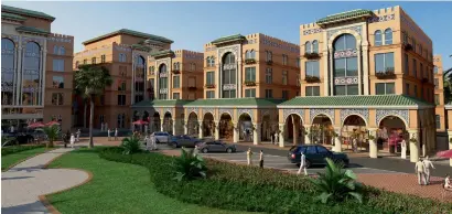  ?? Supplied photos ?? each building in Tilal City comprises 12 one-bedroom apartments. The average price per square foot is around dh450. —