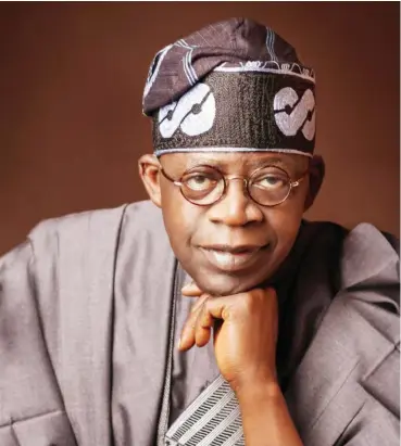  ??  ?? Asiwaju Bola Ahmed Tinubu