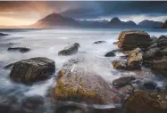  ??  ?? This seascape was taken at Elgol on the Isle of Skye