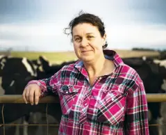  ??  ?? Michaela Whiting knows the struggle of juggling the farm and family. Photograph: Paul Rodgers