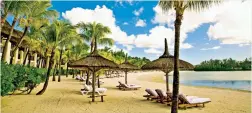  ??  ?? TIME TO RELAX: The beachfront luxury of Le Touessrok resort