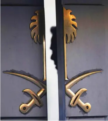  ?? Foto: dpa/Lefteris Pitarakis ?? Was geschah am 2. Oktober hinter den Türen des saudi-arabischen Konsulats in Istanbul?