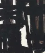  ??  ?? Brou de noix, 65 x 50 cm, 1948, papier marouflé sur toile