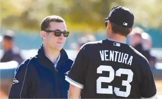  ?? | ROSS D. FRANKLIN/AP ?? General manager Rick Hahn wants the White Sox to get off to a good start to prevent manager Robin Ventura’s status from becoming an unwanted distractio­n.