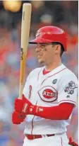  ?? AP PHOTO/JOHN MINCHILLO ?? The Cincinnati Reds’ Scooter Gennett says their division is “pretty close, pretty tight.”