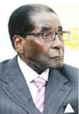  ??  ?? Mugabe