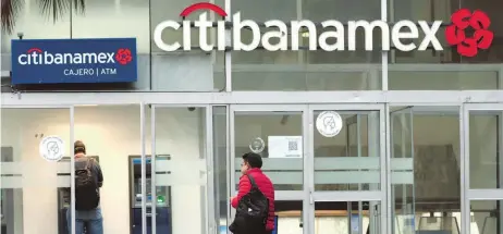  ?? DANIEL GALEANA ?? Sucursal de Citibaname­x en el Centro Histórico de la Ciudad de México