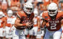  ?? Eric Gay / Associated Press ?? Sam Ehlinger is 1-3 against Oklahoma in his career, with his only victory coming in the 2018 Red River Showdown.