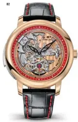  ??  ?? 02 RED HOT
The Ref. 5303R-010 Minute Repeater Singapore
2019, one of six limited editions launched at the Exhibition. 02