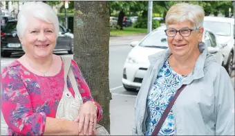  ??  ?? June Robinson and Catherine Boyd, fresh from Show Hair Studio on Quinsborou­gh Road in Bray, following phase three of the easing of Covid-19 restrictio­ns last week.