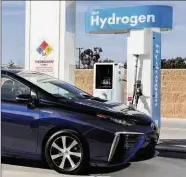  ??  ?? Toyota: betting on hydrogen vehicles