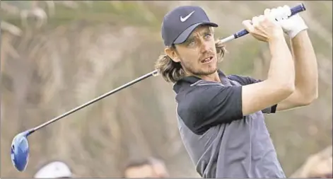  ?? GETTY ?? Tommy Fleetwood of England turns back Dustin Johnson and Henrik Stenson, among others, to win at Abu Dhabi.