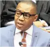  ??  ?? I ERRED: Mduduzi Manana