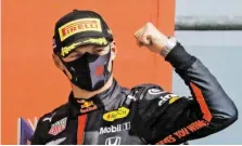  ?? BILD: SN/AP ?? Red-Bull-Pilot Max Verstappen war am Sonntag in Silverston­e nicht zu schlagen.