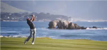  ?? ?? Tom Hoge at the 2022 AT&T Pebble Beach Pro-Am