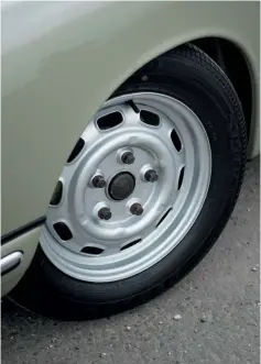  ??  ?? Below 944 spare wheels are temporary while Chris waits for the arrival of his 912’s restored original rims