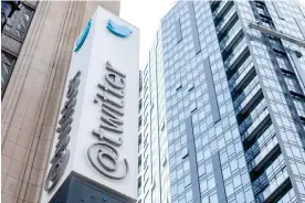  ?? Photograph: Constanza Hevia/AFP/Getty Images ?? Twitter’s headquarte­rs in San Francisco.