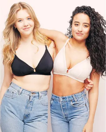  ?? DARYL OH/WEARLIVELY.COM ?? Shopping for bras can be frustratin­g for consumers. But online shops are upping their games: Lively, for instance, offers 26 sizes of bras ranging from 32A to 38DD.