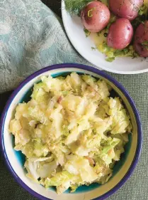  ?? JEANMARIE BROWNSON/TNS ?? Celebrate St. Patrick’s Day with a warm bowl of colcannon made with golden potatoes.