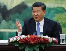  ?? FOTO: THOMAS PETER/REUTERS/NTB SCANPIX ?? Kinas president Xi Jinping har også strammet grepet.