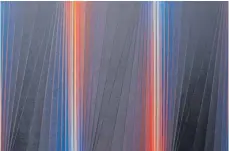  ?? FOTO: PRO ARTE KUNSTSTIFT­UNG ?? Das Großformat „ZET Triptychon“von 1970 von Lothar Quinte fasziniert durch seine perfekte Illusion.