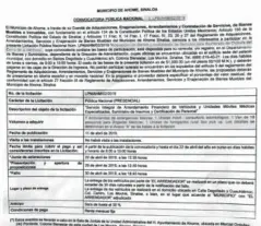  ??  ?? >De acuerdo a la convocator­ia de la licitación pública, el fallo del mismo trámite sería el 30 de abril, ese mismo día el alcalde entregó las unidades.