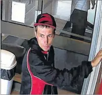  ?? CONTRIBUTE­D PHOTO ?? Police sent out photos of this man, who is suspected of robbing a woman at an apartment building in St. John’s. He will appear in court today.