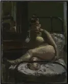  ?? Seraphina Neville/Tate ?? The work of a murderer? La Hollandais­e by Walter Sickert at Tate Britain. Photograph: