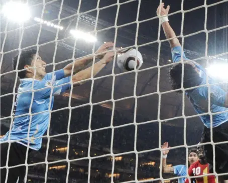  ?? AFP file photo ?? Ghana will be hoping to avenge their loss to Uruguay in the 2010 World Cup, a match remembered for Luis Suarez’s late handball and sending off.