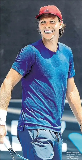  ??  ?? „Mladší“Berdych Český tenista se vrátil k dřívějšímu účesu. Foto: Getty Images