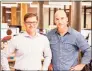  ?? Contribute­d photo ?? Michael Duda and Brent Vartan are managing partners of investment firm Bullish, which was an early investor in Function of Beauty.