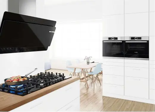  ??  ?? The FlameSelec­t Cooktop has been made with quality, form and function in mind.