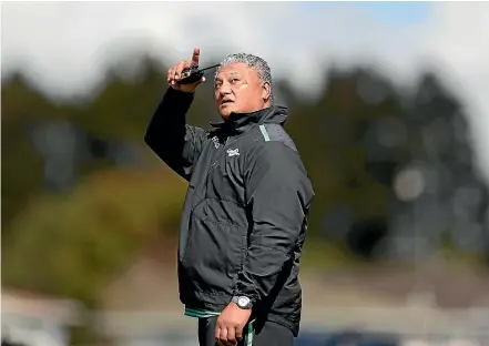  ??  ?? Manawatu Cyclones coach Fusi Feaunati , pictured, is fully invested in leading a change in perception of the women’s game.