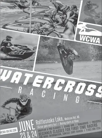  ??  ?? Spectators can expect plenty talent in the WCWA jet ski races at Rattlesnak­e Dam this weekend.