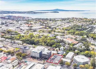  ??  ?? Even from ground level the Parnell Rd parking building provides views out towards Rangitoto.