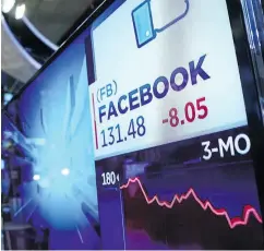  ?? DREW ANGERER / GETTY IMAGES FILES ?? Facebook still dominates social media, which isn’t going away, writes the Post’s Joe Chidley.