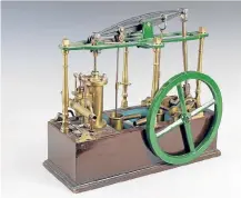  ?? Picture: Model steam engine (Lindsay Burns). ??