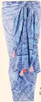  ??  ?? Mandala print sarong, £20 (accessoriz­e. co.uk)