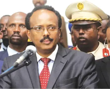  ?? DR ?? Mohamed Abdullahi está em divergênci­a com o Primeiro-ministro há já algum tempo