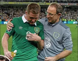  ??  ?? DOUBT: James McCarthy may miss the World Cup qualifier with Serbia