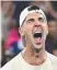  ?? ?? Australia's Thanasi Kokkinakis celebrates.