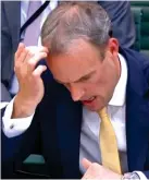  ?? ?? Criticised: Dominic Raab