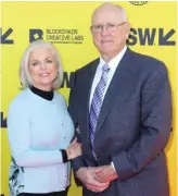  ?? MICHAEL LOCCISANO/GETTY IMAGES ?? Documentar­y subjects Ruth and Nolan Ryan attend the “Facing Nolan” premiere March 12 in Austin, Texas.