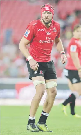  ?? Picture: Backpagepi­x ?? NO PUSHOVERS. Lions captain Warren Whiteley knows his team have to be on top of their game if they are to overcome the Sharks at Ellis Park on Saturday.