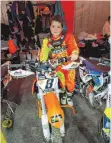  ?? FOTO: RETTENMEIE­R ?? Der Jagstzelle­r Paul Rettenmeie­r hat im Motocross in Stuttgart eine beachtlich­e Leistung gezeigt und wurde Vierter.