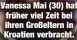  ?? ?? Vanessa Mai (30) hat früher viel Zeit bei ihren Großeltern in Kroatien verbracht.