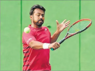  ?? PTI ?? Leander Paes will be making an appearance in the Asian Games after Doha in 2006. He has five gold medals from the continenta­l event.